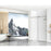 Elegant Kitchen/Bath Raleigh 60" Shower Door, Polished Chrome