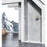 Elegant Laredo Fixed Frameless Shower Door 35X78, Brushed Gold