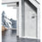 Elegant Laredo Fixed Frameless Shower Door 35X78, Chrome