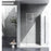 Elegant Melbourne Fixed Framed Shower Door 35X76, Brushed Nickel - SD188-3576BNK