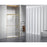 Elegant Hamilton Semi-Frameless Shower Door 48X76, Brushed Gold
