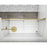 Elegant Hamilton Semi-Frameless Shower Door 48X76, Brushed Gold