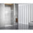 Elegant Hamilton Semi-Frameless Shower Door 48X76, Nickel