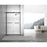 Elegant Hamilton Semi-Frameless Shower Door 48X76, Matte Black - SD202-4876MBK