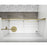 Elegant Hamilton Semi-Frameless Shower Door 60X76, Brushed Gold