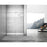Elegant Hamilton Semi-Frameless Shower Door 60X76, Nickel - SD202-6076BNK