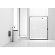 Elegant Parker Semi-Frameless Shower Door 60X72, Brushed Nickel - SD208-6072BNK