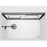 Elegant Parker Semi-Frameless Shower Door 60X72, Brushed Nickel