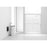 Elegant Parker Semi-Frameless Shower Door 60X72, Polished Chrome - SD208-6072PCH