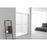 Elegant Parker Semi-Frameless Shower Door 60X72, Polished Chrome