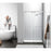 Elegant Warren Semi-Frameless Shower Door 48X76, Polished Chrome - SD303-4876PCH