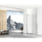 Elegant Carson Semi-Frameless Hinged Shower Door 48X72, Nickel