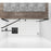 Elegant Carson Semi-Frameless Hinged Shower Door 48X72, Black