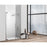 Elegant Carson Semi-Frameless Hinged Shower Door 48X72, Chrome