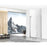 Elegant Carson Semi-Frameless Hinged Shower Door 48X72, Chrome