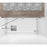 Elegant Carson Semi-Frameless Hinged Shower Door 48X72, Chrome