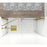 Elegant Carson Semi-Frameless Hinged Shower Door 60X72, Gold