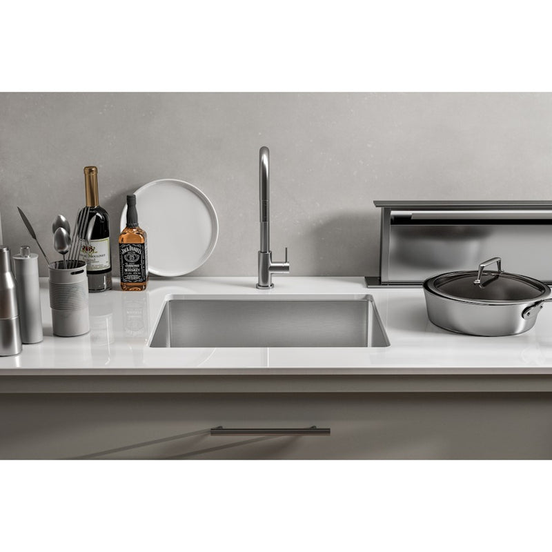 Elegant Chester Steel Undermount Kitchen Sink L23''Xw18''Xh10"