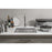 Elegant Chester Steel Undermount Kitchen Sink L23''Xw18''Xh10"