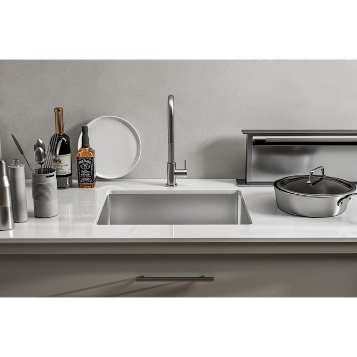 Elegant Chester Steel Undermount Kitchen Sink L23''Xw18''Xh10"