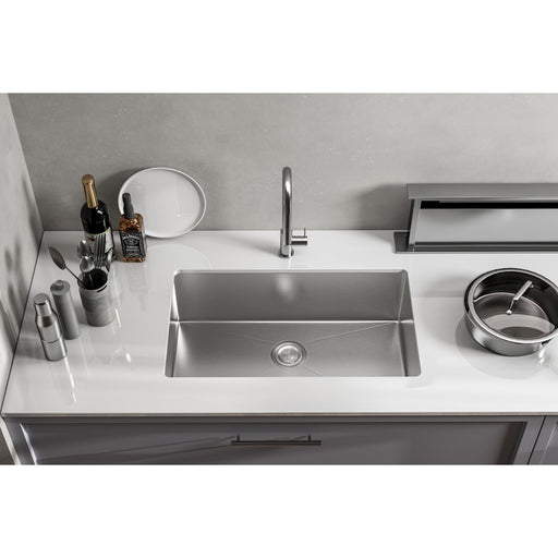 Elegant Chester Steel Undermount Kitchen Sink L30''Xw18''Xh10"