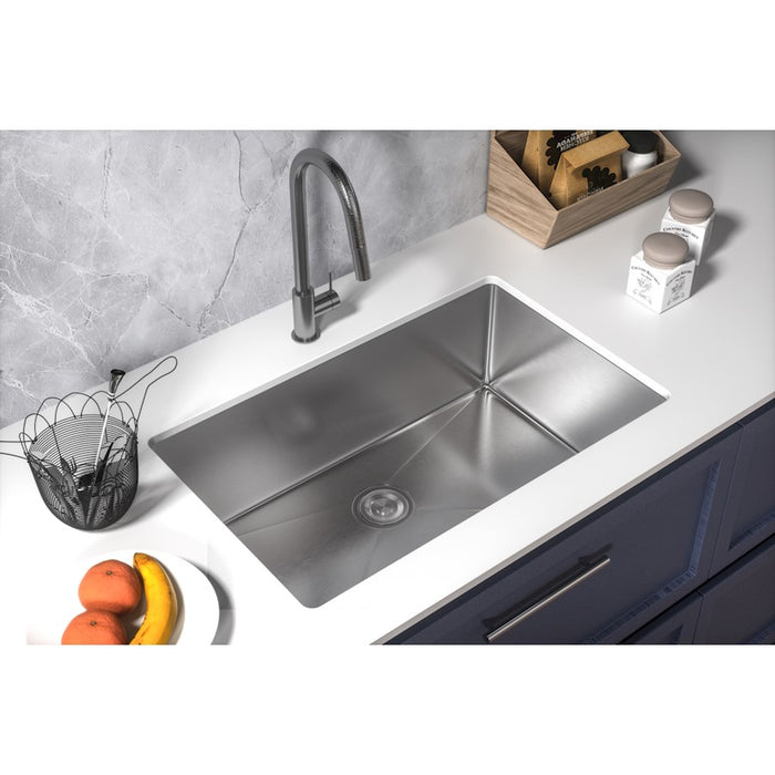 Elegant Chester Steel Undermount Kitchen Sink L32''Xw19''Xh10"