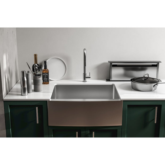 Elegant Montgomery Steel Farmhouse Kitchen Sink L27''Xw22''Xh10"