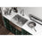 Elegant Montgomery Steel Farmhouse Kitchen Sink L27''Xw22''Xh10"