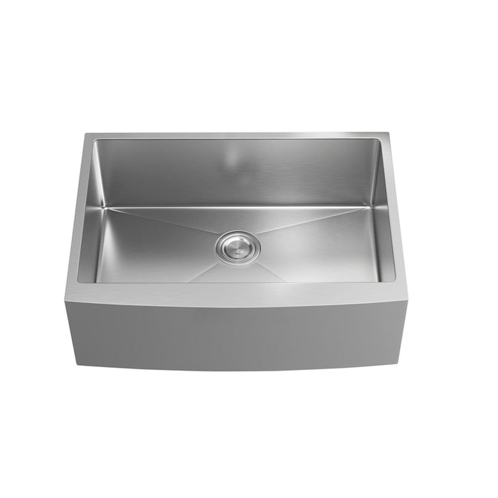 Elegant Montgomery Steel Farmhouse Kitchen Sink L30''Xw21''Xh10" - SK30130