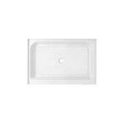 Elegant Laredo 48X36" Single Thresh Shower Tray Center Drain, WH - STY01-C4836