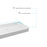 Elegant Laredo 48X36" Single Thresh Shower Tray Center Drain, WH