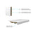 Elegant Laredo 60X30" Single Thresh Shower Tray Center Drain, WH
