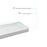 Elegant Laredo 60X36" Single Thresh Shower Tray Center Drain, WH