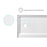 Elegant Laredo 60X30" Single Thresh Shower Tray Left Drain, WH