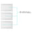 Elegant Laredo 60X32" Single Thresh Shower Tray Left Drain, WH