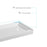 Elegant Laredo 60X30" Single Thresh Shower Tray Right Drain, WH