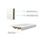 Elegant Laredo 60X32" Single Thresh Shower Tray Right Drain, WH