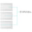 Elegant Laredo 60X36" Single Thresh Shower Tray Right Drain, WH