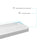 Elegant Laredo 60X36" Single Thresh Shower Tray Right Drain, WH