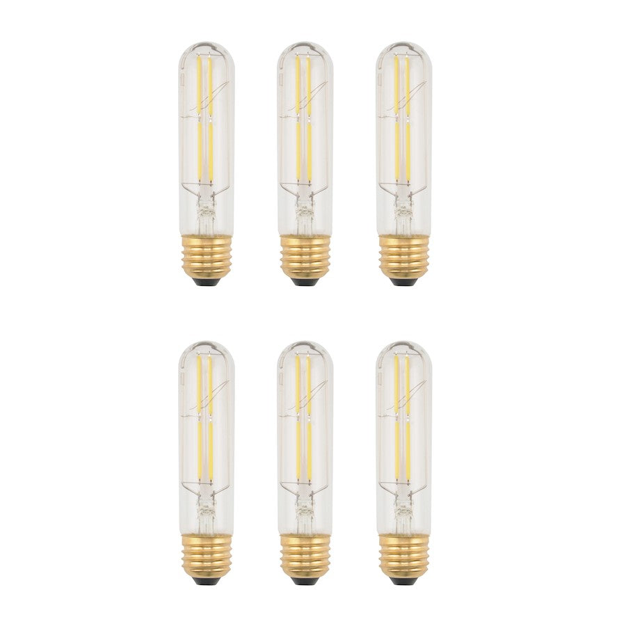 Elitco Lighting 6W 3000K LED T10 Bulb/550 Lumens - T10LED202-6PK