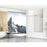Elegant Orlando Frameless Tub Door 60X60", Brushed Gold