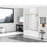 Elegant Orlando Frameless Tub Door 60X60", Brushed Gold