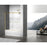 Elegant Ross Frameless Tub Door 60X60", Brushed Gold