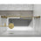 Elegant Ross Frameless Tub Door 60X60", Brushed Gold