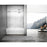 Elegant Ross Frameless Tub Door 60X60", Brushed Nickel - TD222-6060BNK