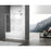 Elegant Ross Frameless Tub Door 60X60", Brushed Nickel