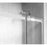 Elegant Ross Frameless Tub Door 60X60", Polished Chrome