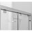Elegant Trenton Semi-Frameless Tub Door 60X60", Brushed Nickel