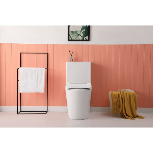 Elegant Winslet One-Piece Elongated Toilet 28X15X31, White