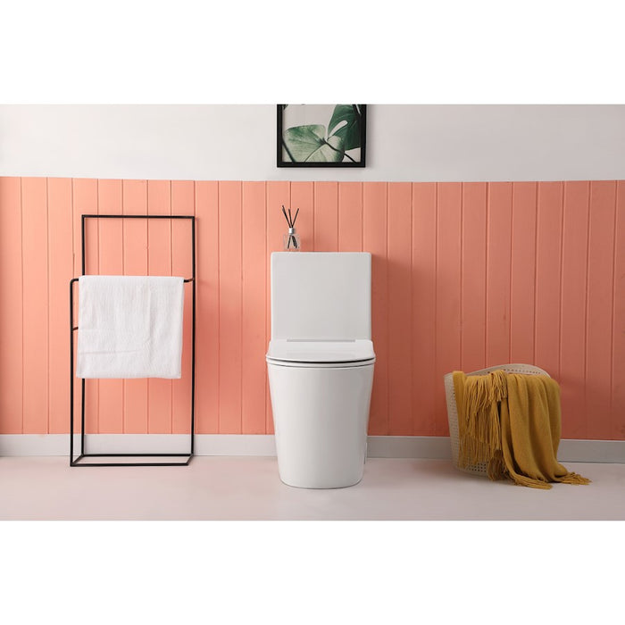 Elegant Winslet One-Piece Elongated Toilet 28X15X31, White